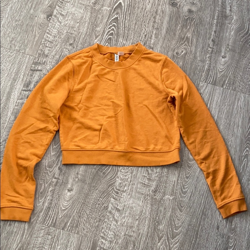 Crop top-sweatshirt